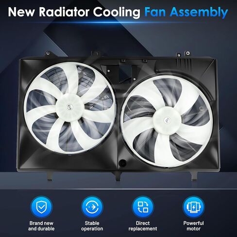 621-530 Radiator Cooling Fan Assembly Fits for 2011-2016 Toyota Sienna / 2010-2015 Lexus RX350 3.5L Replaces OE 622670 TO3115168 in Kuwait