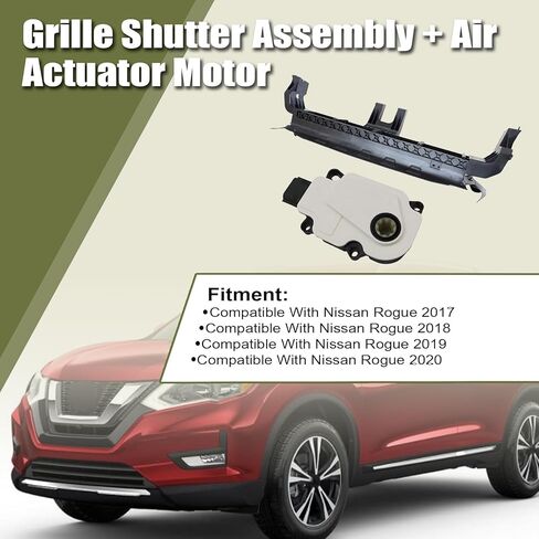 Priprilod مجموعة مصراع الشبكة النشطة مع محرك متوافق مع Nissan Rogue 2017-2020#A24041153212 110949107 1312-888-00025 17148245258 21421-4BC0A in Kuwait