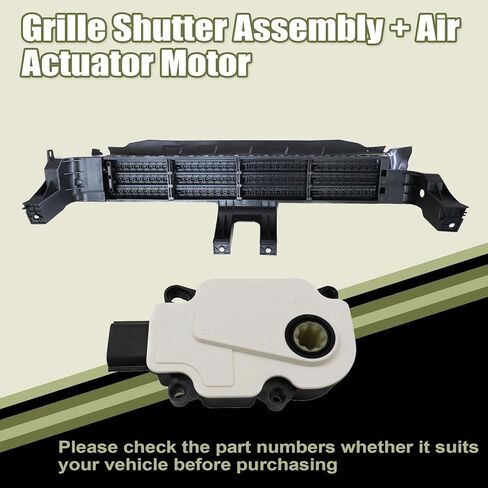 Priprilod مجموعة مصراع الشبكة النشطة مع محرك متوافق مع Nissan Rogue 2017-2020#A24041153212 110949107 1312-888-00025 17148245258 21421-4BC0A in Kuwait