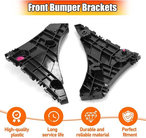 Yumzeco 1Pair Compatible with Toyota Bumper Brackets Tundra 2014 2015 2016 2017 2018 2019 2020 2021,Driver and Passenger Side Palstic Toyota Tundra Front Bumper Retainers Replace 521160C110 521150C110 in Saudi Arabia