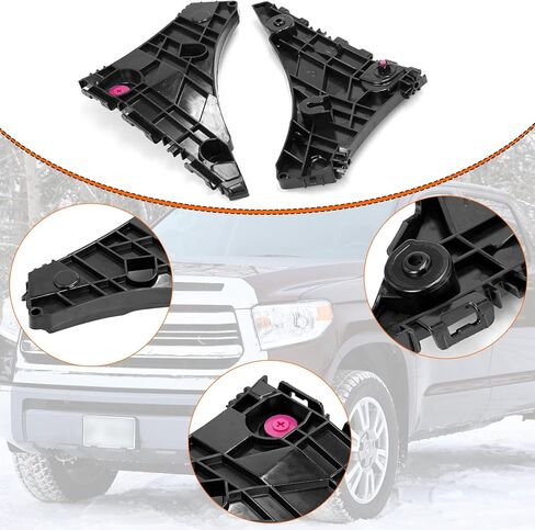 Yumzeco 1Pair Compatible with Toyota Bumper Brackets Tundra 2014 2015 2016 2017 2018 2019 2020 2021,Driver and Passenger Side Palstic Toyota Tundra Front Bumper Retainers Replace 521160C110 521150C110 in Saudi Arabia