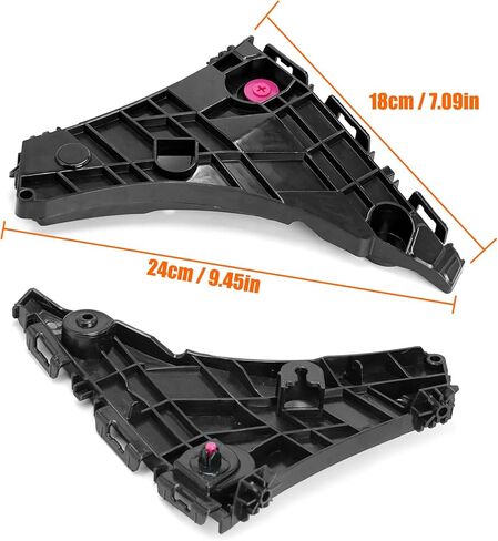 Yumzeco 1Pair Compatible with Toyota Bumper Brackets Tundra 2014 2015 2016 2017 2018 2019 2020 2021,Driver and Passenger Side Palstic Toyota Tundra Front Bumper Retainers Replace 521160C110 521150C110 in Saudi Arabia