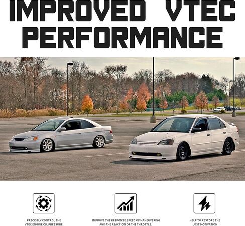 VTEC مجموعة صمامات الملف اللولبي مع مفتاح ضغط الزيت وحشية تناسب 2002-2011 Honda Accord CR-V Civic Element Acura RSX L4 2.4L يستبدل 15810-RAA-A03 15810-PNE-G01 917-224 in Kuwait
