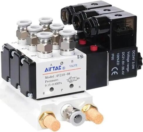 Solenoid Pneumatic Valve 4V210-08 24V Controller Air Valve reversing Electronic in Saudi Arabia