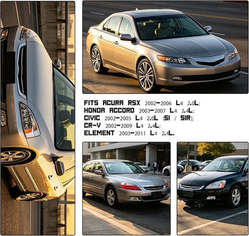 VTEC مجموعة صمامات الملف اللولبي مع مفتاح ضغط الزيت وحشية تناسب 2002-2011 Honda Accord CR-V Civic Element Acura RSX L4 2.4L يستبدل 15810-RAA-A03 15810-PNE-G01 917-224 in Kuwait