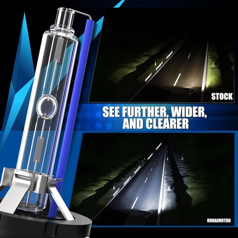Fit for 2007-2014 Cadillac Escalade ESV EXT D1S HID Xenon Headlight Bulbs, 350% Brightness, High Low Beam Light Bulb, 8000K White Blue, Plug-N-Play, of 2 in Saudi Arabia