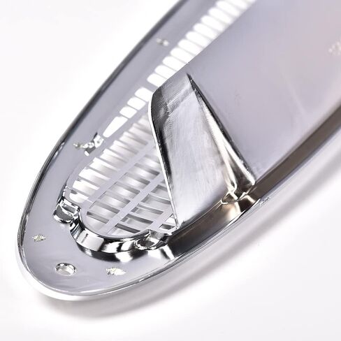 PIT66 Upper Grille Grill Compatible With 2002-2018 Freightliner M2 100 106 112 Chrome Mesh Intake Vent Side in Kuwait