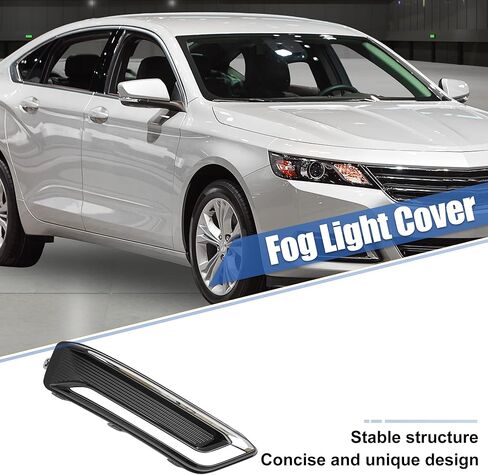 X AUTOHAUX GM1038166 Front Left Driver Side Fog Light Grille Cover Trim for Chevy Impala LTZ 2014-2020 in Kuwait
