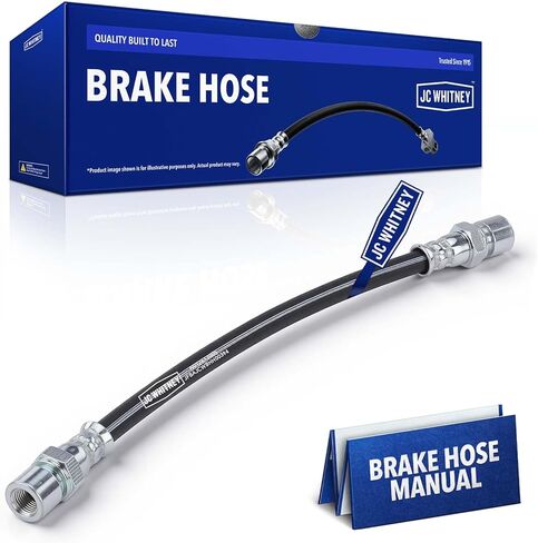 JC Whitney JFBAJCWBHH00394 Brake Hydraulic Hose - Compatible with Volkswagen Beetle 50-67, 411 71-73, 412 73-74, Campmobile 68-74, Fastback 66-67, Karmann Ghia 56-74, Porsche 914 73-76 in Kuwait