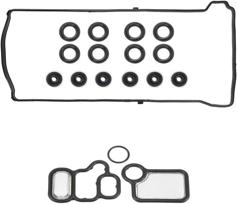 Engine Cylinder Valve Cover Gasket Set, Replace VS50614R ES73071 15815-RAA-A02 15845-PNA-003,Fit for Ho-nda Accord CR-V Element 2.4L Civic 2.0L Acura CSX RSX 2.0L TSX 2.4L RDX 2.3L in Saudi Arabia