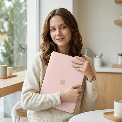 حزمة Batianda 4 في 1 لجهاز MacBook Neo الجديد مقاس 13 بوصة، إصدار 2026 موديل A3404، غطاء حماية صلب غير لامع مع غلاف لوحة مفاتيح مطابق، واقي شاشة، لون رسمي مطابق، أحمر الخدود in Kuwait