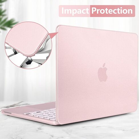 حزمة Batianda 4 في 1 لجهاز MacBook Neo الجديد مقاس 13 بوصة، إصدار 2026 موديل A3404، غطاء حماية صلب غير لامع مع غلاف لوحة مفاتيح مطابق، واقي شاشة، لون رسمي مطابق، أحمر الخدود in Kuwait