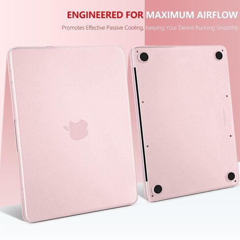 حزمة Batianda 4 في 1 لجهاز MacBook Neo الجديد مقاس 13 بوصة، إصدار 2026 موديل A3404، غطاء حماية صلب غير لامع مع غلاف لوحة مفاتيح مطابق، واقي شاشة، لون رسمي مطابق، أحمر الخدود in Kuwait