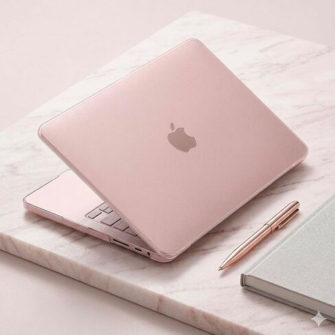 حزمة Batianda 4 في 1 لجهاز MacBook Neo الجديد مقاس 13 بوصة، إصدار 2026 موديل A3404، غطاء حماية صلب غير لامع مع غلاف لوحة مفاتيح مطابق، واقي شاشة، لون رسمي مطابق، أحمر الخدود in Kuwait
