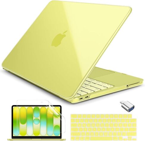 حزمة Batianda 4 في 1 لجهاز MacBook Neo الجديد مقاس 13 بوصة، إصدار 2026 موديل A3404، غطاء حماية صلب غير لامع مع غلاف لوحة مفاتيح مطابق، واقي شاشة، لون رسمي مطابق، أحمر الخدود in Kuwait