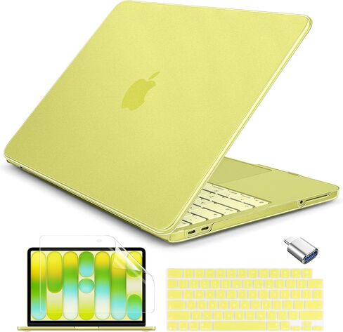 حزمة Batianda 4 في 1 لجهاز MacBook Neo الجديد مقاس 13 بوصة، إصدار 2026 موديل A3404، غطاء حماية صلب غير لامع مع غلاف لوحة مفاتيح مطابق، واقي شاشة، لون رسمي مطابق، أحمر الخدود in Kuwait