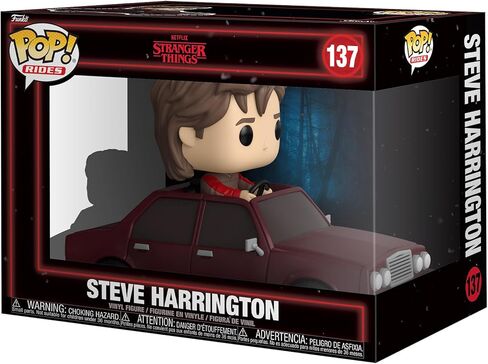 Funko Pop! Rides: Stranger Things - Steve Harrington - Collectable Vinyl Figure - Gift Idea - Official Merchandise - Toys for Kids & Adults - TV Fans - Model Figure for Collectors and Display in Saudi Arabia