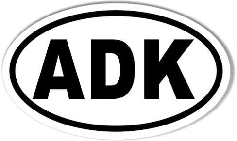 ADK Oval Bumper Sticker in Saudi Arabia