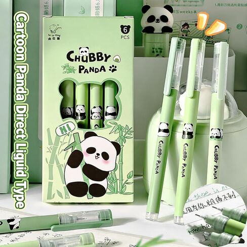 Cute Panda Pencil Case With 12 Compartments-Gift Set Includes Ball-Point Pen, Plush Keychain, Panda Stickers, Bookmark, Notebook and Sticky notec in Saudi Arabia