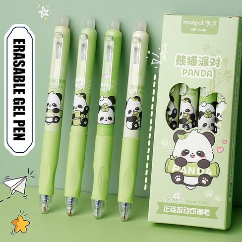 Cute Panda Pencil Case With 12 Compartments-Gift Set Includes Ball-Point Pen, Plush Keychain, Panda Stickers, Bookmark, Notebook and Sticky notec in Saudi Arabia
