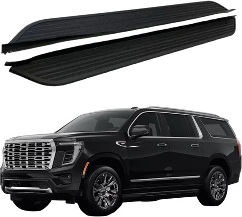 2PCS Side Steps Running Boards Nerf Bars Side Pedal Protector Fits for GMC Yukon XL 2021 2022 2023 2024 2025 2026 86in Length[Not for Yukon] in Saudi Arabia