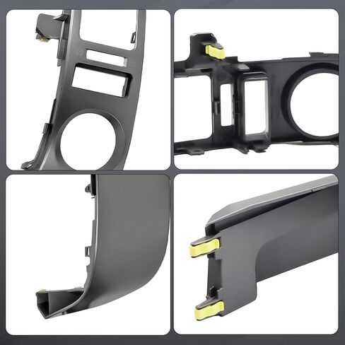 4 PCS A/C Dash Air Vent Trim Panel Compatible with Toyota Prius 1.5L 2004 2005 2006 2007 2008 2009 Replaces 55670-47060 55680-47020 55475-47020 55474-47020 Center Console Air Outlet Frame Cover in Saudi Arabia