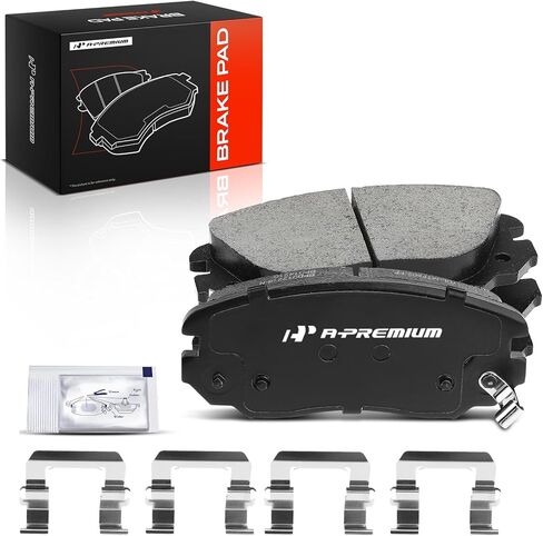 A-Premium Rear Ceramic Disc Brake Pads Set Compatible with Select Chevy, GMC, Pontiac, Saturn and Suzuki Models - Captiva Sport 2012-2015, Equinox 2007-2017, Terrain 2010-2017, Torrent, Vue, XL-7 in Saudi Arabia