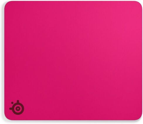 SteelSeries QcK Heavy Gaming Mousepad — Thicker, Non-Slip Silicone Rubber Base, Peak Tracking, Optimized for Gaming FPS, MOBAs, RTS, MMO — Large Size 450 mm x 400 mm x 6 mm — Magenta in Kuwait