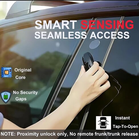 NFC نموذج سيارة على شكل مفتاح Fob لطراز Tesla 3/Y/S/X، بديل لبطاقة مفتاح OEM بدون أزرار B-Pillar Swipe Passe Entry مع وظيفة القفل/الفتح والبدء in Kuwait