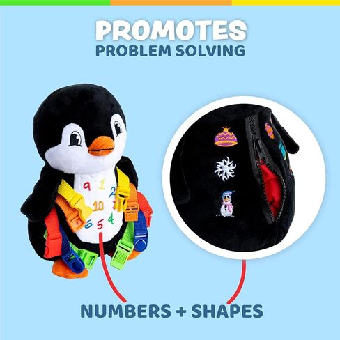 ألعاب مشبك - مجموعة Blu Whale وBlizzard Penguin Ocean Buddies in Kuwait