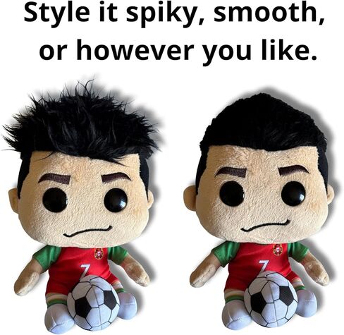 Ronaldo Plush – Soccer Star Collectible with Jersey Number 7 – Peluche de Ronaldo – Soccer Gift for Boys, Girls & Fans – Number 7 Soccer Player Plush Toy in Kuwait