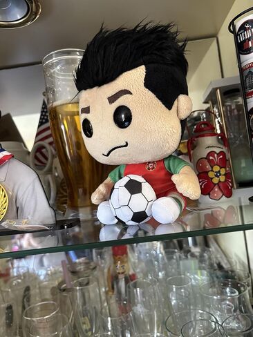 Ronaldo Plush – Soccer Star Collectible with Jersey Number 7 – Peluche de Ronaldo – Soccer Gift for Boys, Girls & Fans – Number 7 Soccer Player Plush Toy in Kuwait