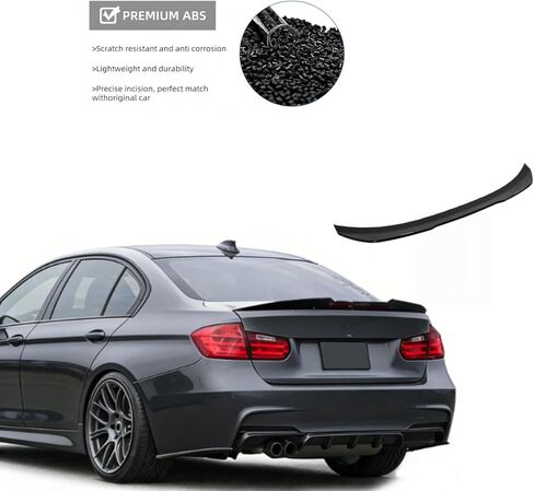 time secret Rear Spoiler Wing for BMW 5 Series F10 4 Door Sedan & F10 M5 2010-2016 Trunk Lid Spoiler Gloss Black in Saudi Arabia