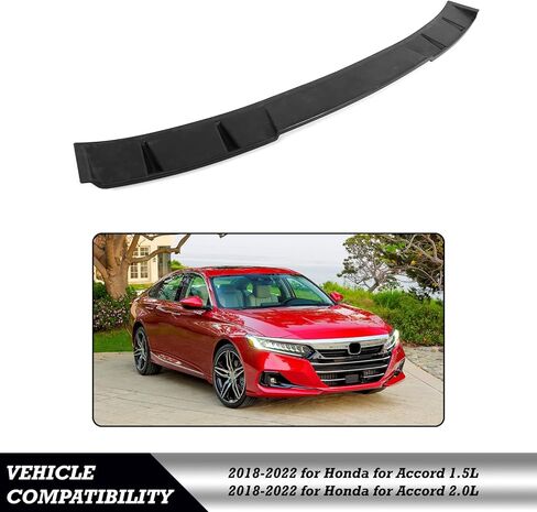 Roof Spoiler Compatible with 2018 2019 2020 2021 2022 for Honda for Accord Sedan EX-L/LX/Sport Plus/Sport/Touring 2020 2021 2022 for Honda for Accord SE Sedan Gloss Black Rear Roof Spoiler in Saudi Arabia