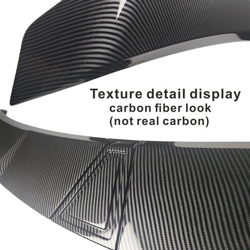 Carbon Fiber Look Spoiler Compatible with Honda Accord Sedan Saloon Exterior Accessories GT Duckbill Aleron Spoiler Trunk Mounted for Honda Accord All Years All Models Wing Easy Installation in Saudi Arabia