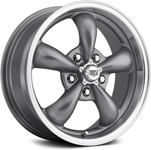 REV Wheels 100S-7806012 100 Series 17x8 4.03 bs 5x4.75/5x120.65 Gray in Saudi Arabia