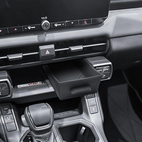 صينية تنظيم وحدة التحكم المركزية RUNROAD متوافقة مع ملحقات Toyota RAV4 لعام 2026، وإدراج درج تخزين لـ RAV4 LE SE XLE Premium XSE Woodland Limited تحت الشاشة حامل العملات المعدنية in Kuwait