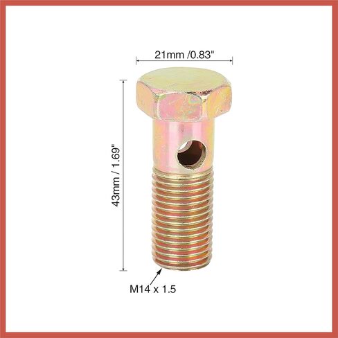ACROPIX M14x1.5mm متري الموضوع مسامير البانجو محول تركيب الفرامل مع 2 قطعة M14 غسالات قطع غيار السيارات in Kuwait
