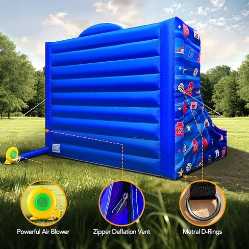 Inflatable Basketball Hoop Shot 13×10×10ft, Blow Up Inflatable Basketball Game with Balls, Air Blower, Inflatable Games for Outdoor Parties, Carnival Events, Lawn Games in Saudi Arabia