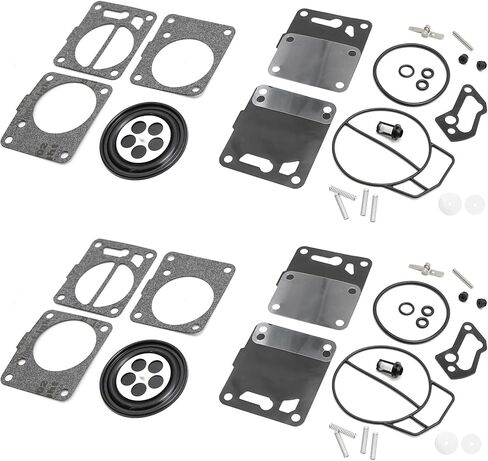 2 Sets Carburetor Repair Kits, Replacement for Mikuni Replacement for SeaDoo 50 717 720 787 800 SP GS GTX HX XP SPX GTS in Kuwait