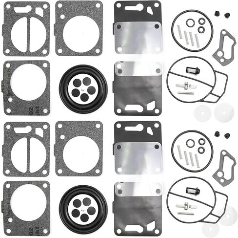 2 Sets Carburetor Repair Kits, Replacement for Mikuni Replacement for SeaDoo 50 717 720 787 800 SP GS GTX HX XP SPX GTS in Kuwait