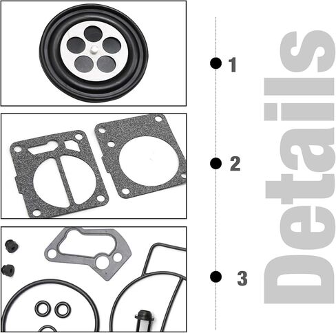 2 Sets Carburetor Repair Kits, Replacement for Mikuni Replacement for SeaDoo 50 717 720 787 800 SP GS GTX HX XP SPX GTS in Kuwait
