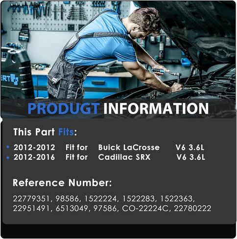 ضاغط مكيف الهواء مع قابض مناسب لـ 2012-2016 كاديلاك SRX (3.6L فقط) ضاغط تكييف الهواء لـ CO 22224C in Kuwait