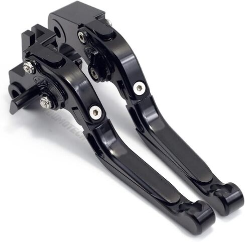 for Aprilia RSV4 FACTORY/RSV4-R/RR/RF 2009-2022 Motorbike CNC Aluminum Adjustable Folding Brakes Clutch Levers RSV4 Hand Brake Lever (Black) in Kuwait
