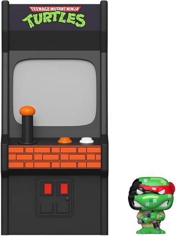 Funko Pop! Bitty Arcade Cabinet: Teenage Mutant Ninja Turtles - Michelangelo - Collectable Vinyl Figure - Gift Idea - Official Merchandise - Toys for Kids & Adults - Comic Fans in Kuwait