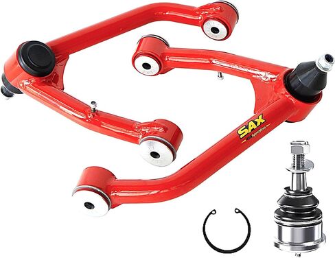 2-4" Lift Front Upper Control Arm for 2014-2018 Chevy Silverado 1500 & GMC Sierra 1500,2015-2020 Chevy Suburban 1500, Yukon，Tahoe, Yukon XL, PU Bushed Red Tubular Arms with Ball Joints in Saudi Arabia