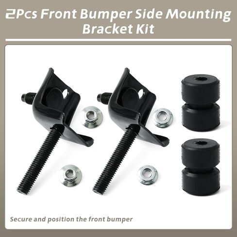 2Pcs 52145-89102 Front Bumper Side Mounting Bracket Support Kit Replacement for Toyota Pickup 1989-1995 for 4Runner 1990-1995 for T100 1993-1998 Face Bar Stay Support Replace 90540-08018 in Kuwait