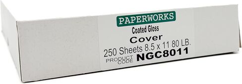 Paperworks Coated Gloss Text 8-1/2x11 80lb/118gsm 500/pkg in Saudi Arabia
