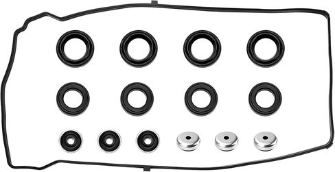 VS50614R Engine Valve Cover Gasket Set Fits for 2002-2015 Honda Accord Civic CRV Element Crosstour, 2002-20015 Acura CSX TSX RSX RDX ILX, 2.0L 2.4L, Valve Cover Gasket Kit Replace VS50382A 56029300 in Kuwait