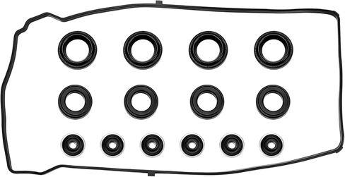 VS50614R Engine Valve Cover Gasket Set Fits for 2002-2015 Honda Accord Civic CRV Element Crosstour, 2002-20015 Acura CSX TSX RSX RDX ILX, 2.0L 2.4L, Valve Cover Gasket Kit Replace VS50382A 56029300 in Kuwait